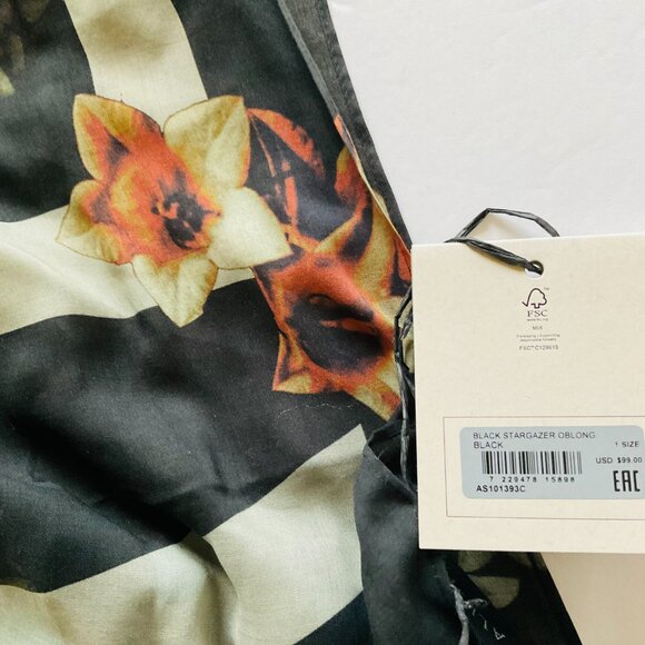 ALL SAINTS Women's Luxurious "Stargazer" Oblong Scarf NWT - Picture 6 of 8